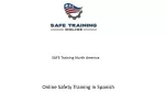 Online Safety Training in Spanish - slide 1