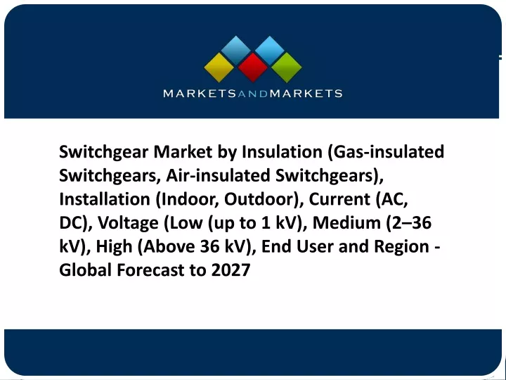 switchgear market by insulation gas insulated