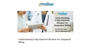 understanding 3 day payment window for outpatient