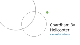 chardham by helicopter