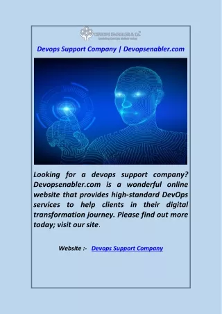 Devops Support Company  Devopsenabler.com