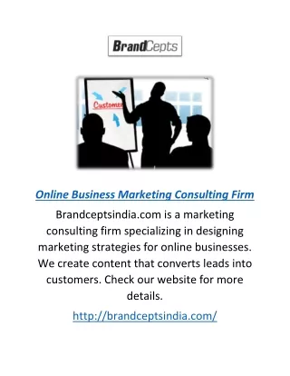 Online Business Marketing Consulting Firm | Brandceptsindia.com
