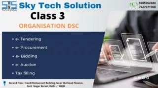 What is class 3 DSC used for