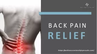 Get instant back pain relief with the Wellness Center of Plymouth