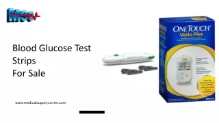 Blood Glucose Test Strips For Sale