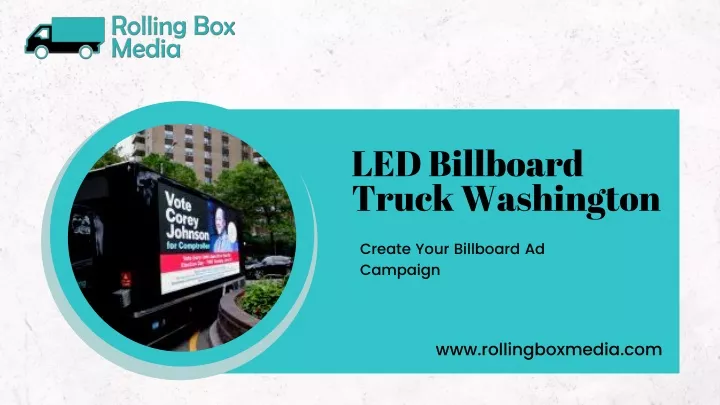 led billboard truck washington