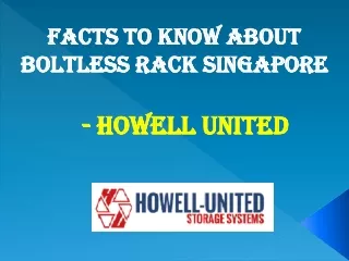 Boltless Rack Singapore