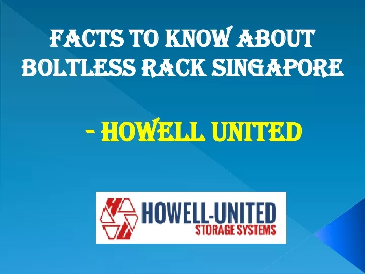 facts to know about boltless rack singapore