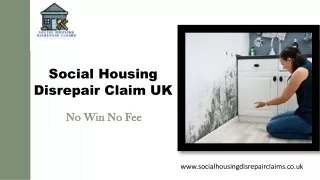 Social Housing Disrepair Claim UK