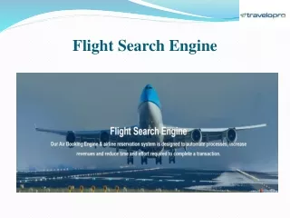 flight search engine