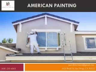 Professional Interior and Exterior House Painters in San Diego