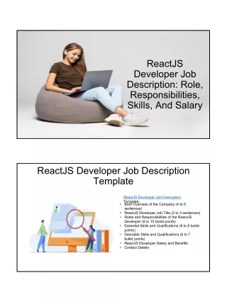 ReactJS Developer Job Description