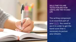 skills that you are tested for and how useful are they in daily life