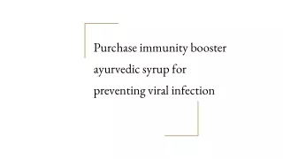 Immunity Booster Ayurvedic Syrup