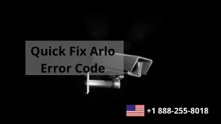 quick fix arlo error code