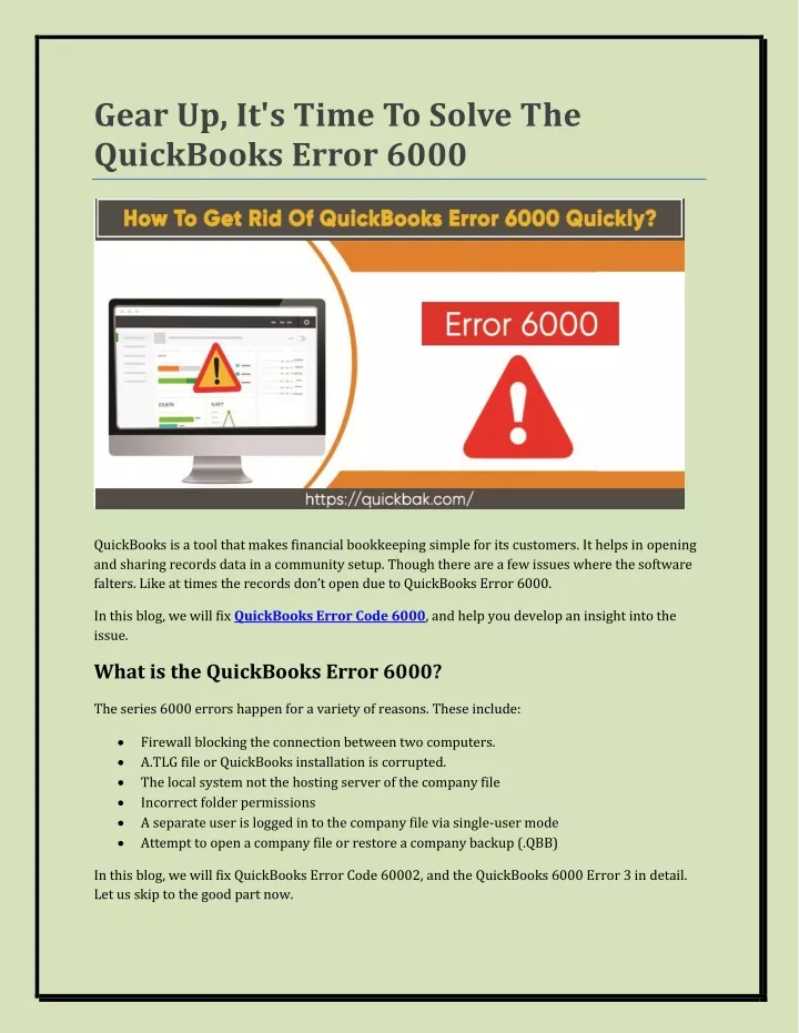 gear up it s time to solve the quickbooks error