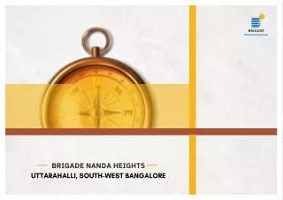 Brigade Nanda Heights Uttrahalli E Brochure