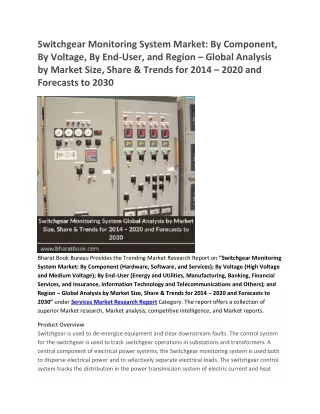 switchgear monitoring system market by component