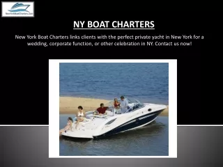 ny boat charters