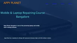 Best Apple Mobile & Laptop Repair Institute in Indiranagar, Bangalore with Advanced Courses