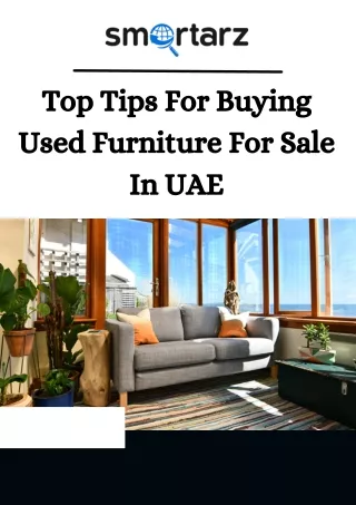 Top Tips For Buying Used Furniture For Sale In UAE