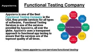 functional testing company