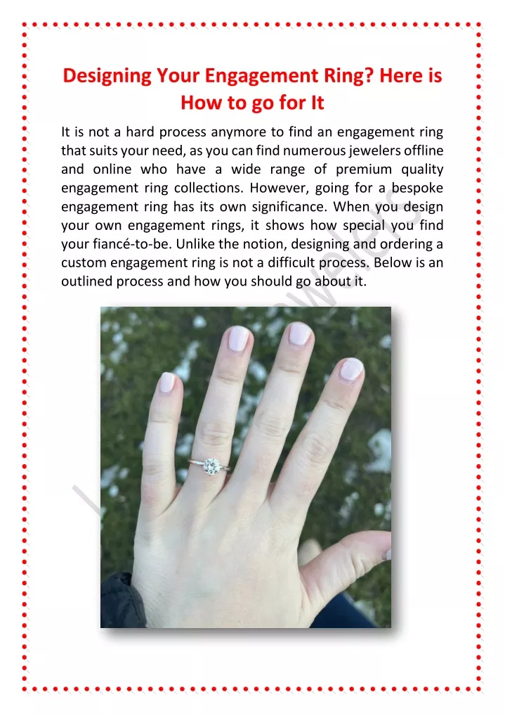 designing your engagement ring here