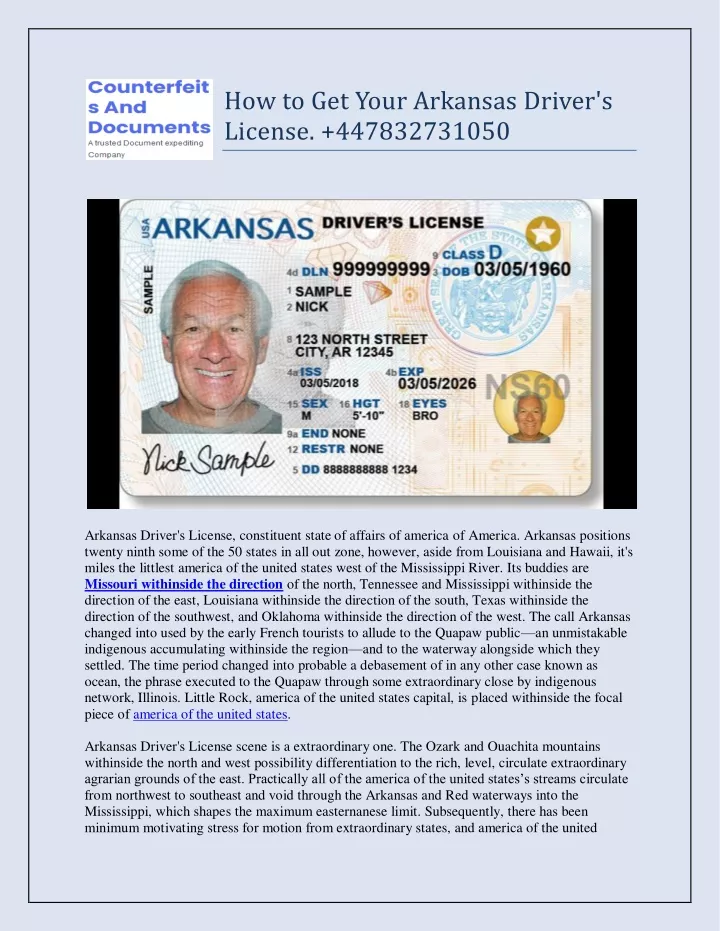 how to get your arkansas driver s license