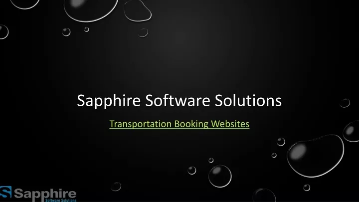 sapphire software solutions