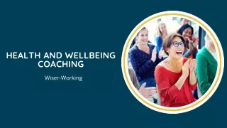 Health and Wellbeing Coaching