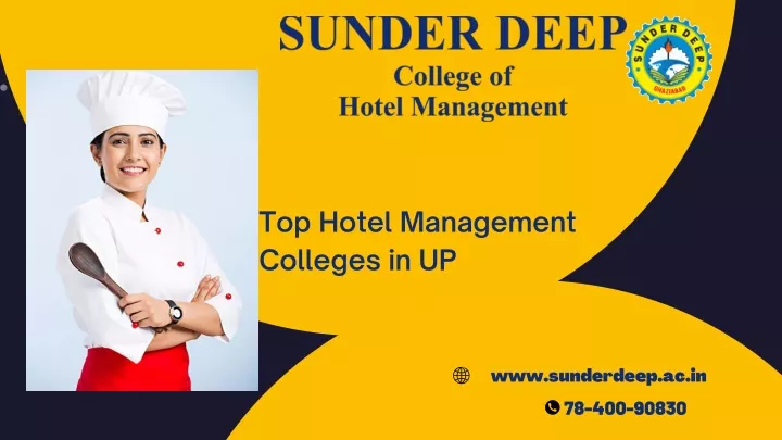 top hotel management colleges in up