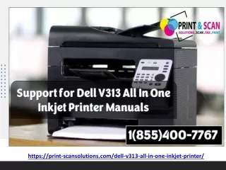 Support for Dell Printer 1(855)400-7767, All In One Inkjet Manuals.