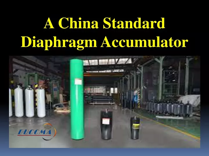 a china standard diaphragm accumulator