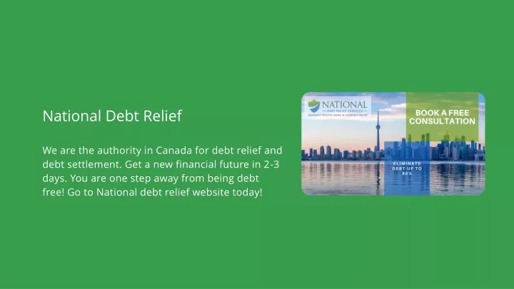 national debt relief