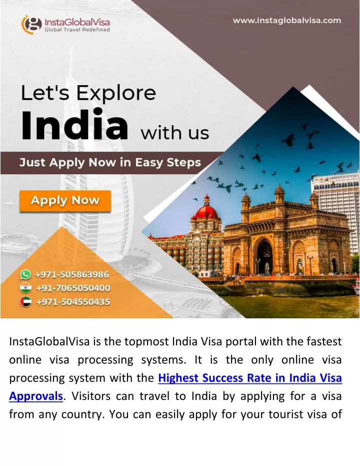 instaglobalvisa is the topmost india visa portal