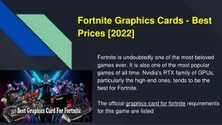 graphics card for fortnite PPT