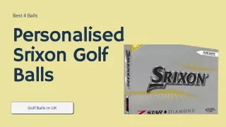 Srixon Golf Balls