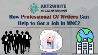 How Professional CV Writers Can Help to Get a Job in MNC?