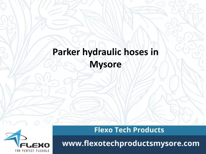 parker hydraulic hoses in mysore