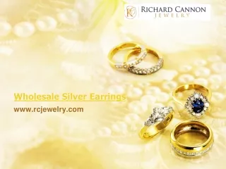 w holesale silver e arrings