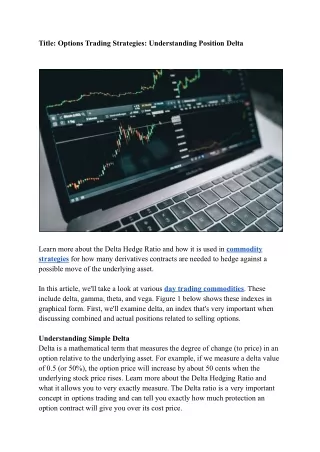 title options trading strategies understanding