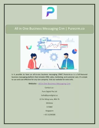 All in One Business Messaging Crm | Purecrm.co