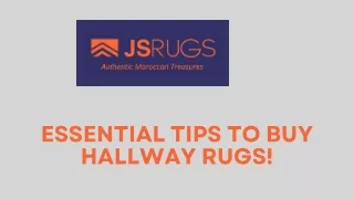 Essential Tips To Buy Hallway Rugs!