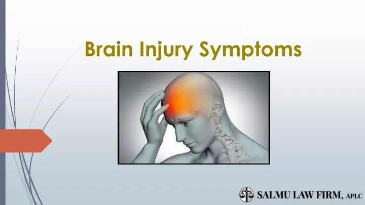 brain injury symptoms