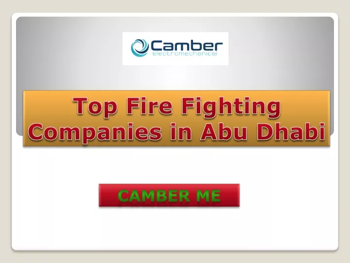 top fire fighting companies in abu dhabi