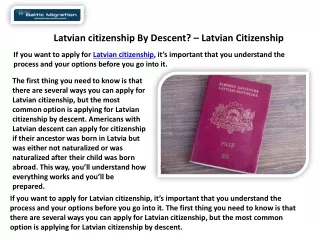 Baltic Migration Law Firm - Latvian Citizenship - About us