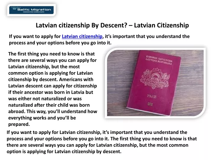 latvian citizenship by descent latvian citizenship
