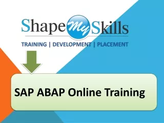 sap abap online training