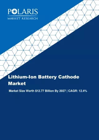 lithium ion battery cathode market