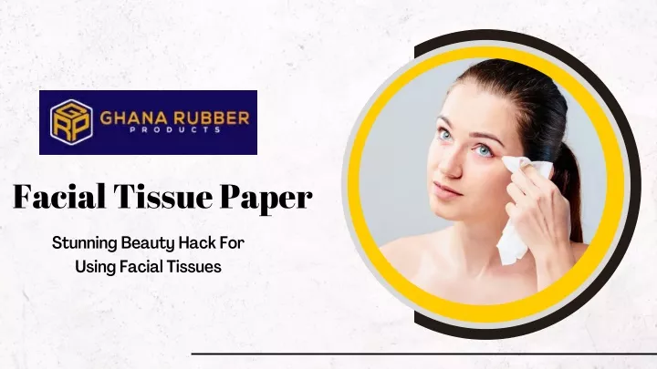 facial tissue paper